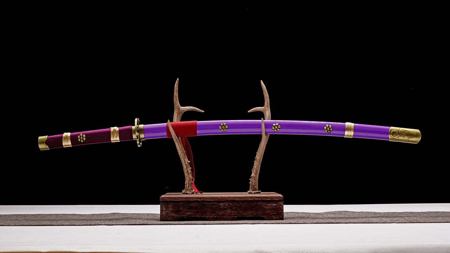 ONE PIECE Anime Katana Sword 海贼王紫阎魔