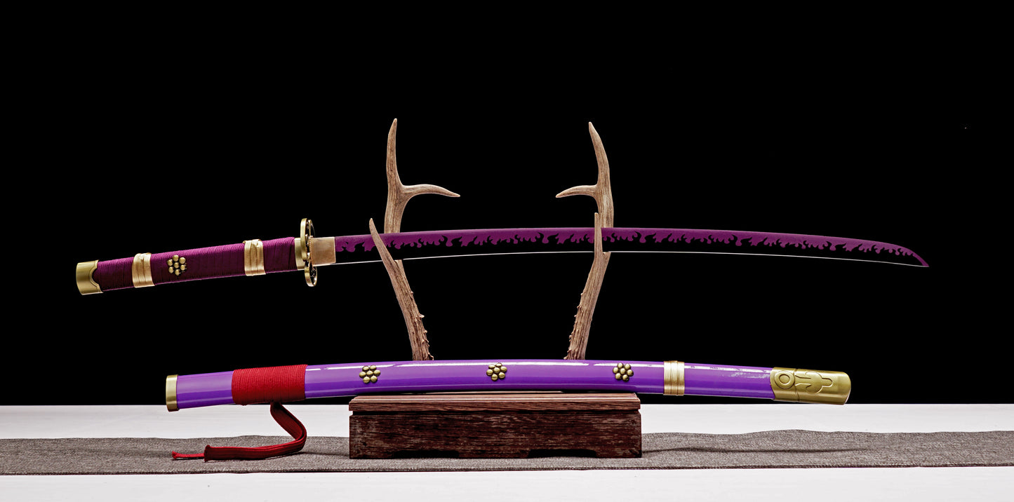 ONE PIECE Anime Katana Sword 海贼王紫阎魔