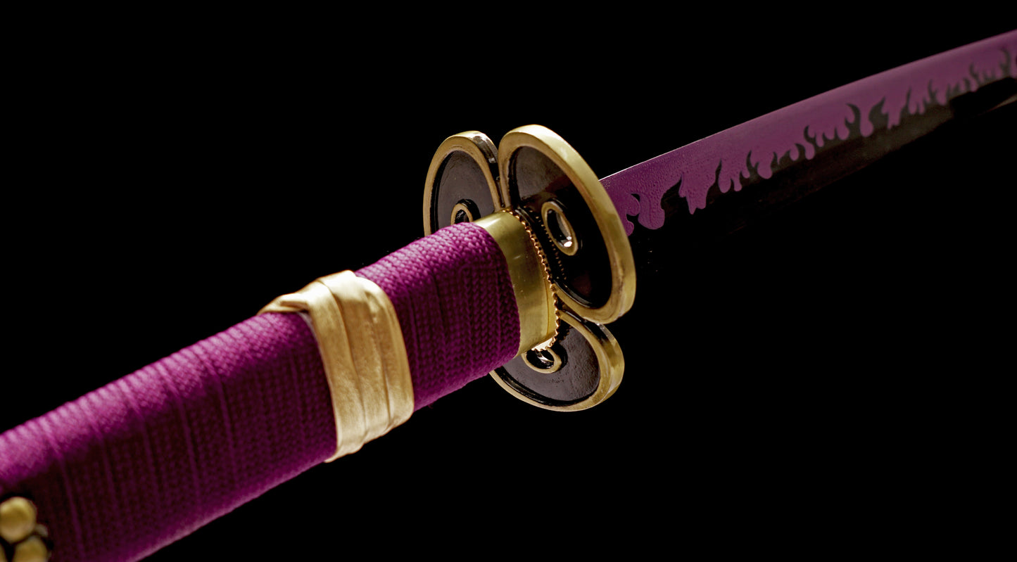 ONE PIECE Anime Katana Sword 海贼王紫阎魔