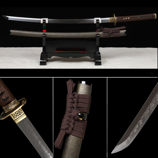 Japanses Samurai Katana Sword L6 Steel Clay Tempered
