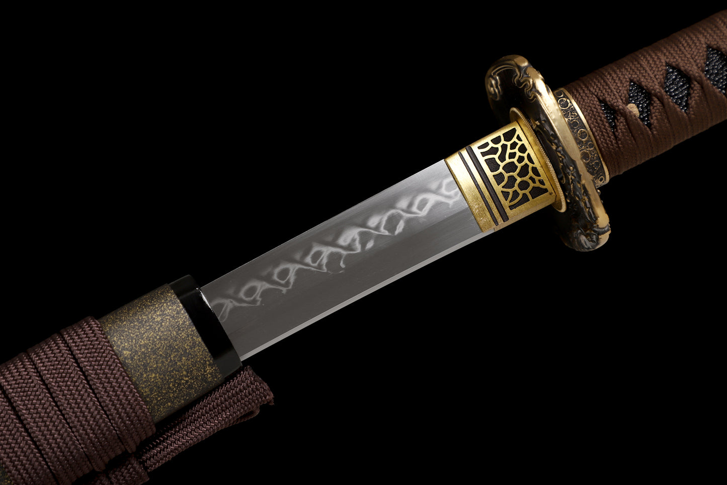 Japanses Samurai Katana Sword L6 Steel Clay Tempered